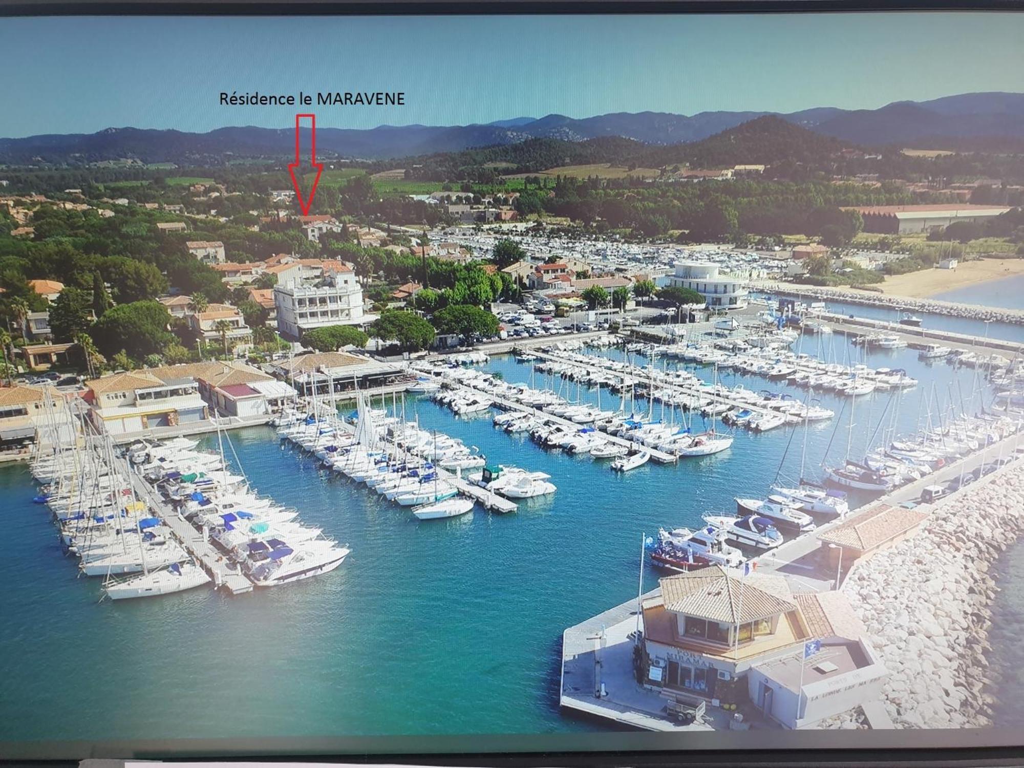 Studio Mezzanine vue port et mer La Londe-les-Maures Buitenkant foto